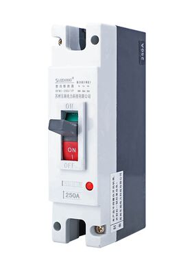 1P塑壳断路器 单级空气开关 100A125A1H60A250A短路过载空开保护