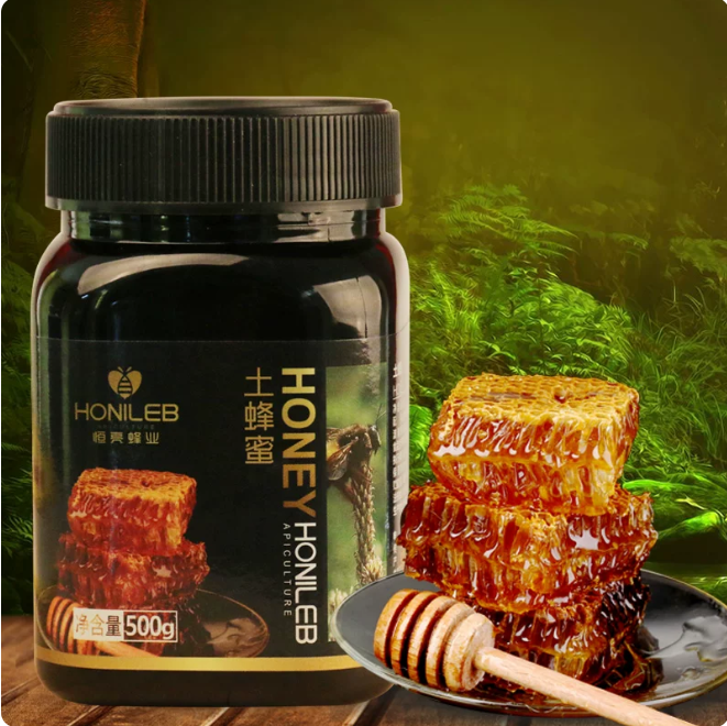 恒亮深山蜂蜜土蜂蜜营养真蜂蜜蜜源蜂蜜罐500g天然蜜具