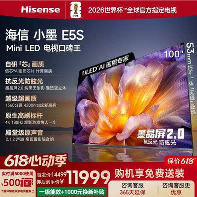 海信小墨E5S100吋MiniLED电视