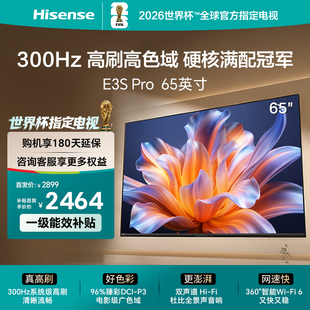 海信电视E3S Pro 65吋  96%色域 300Hz高刷 E3NHPro升级以旧换新
