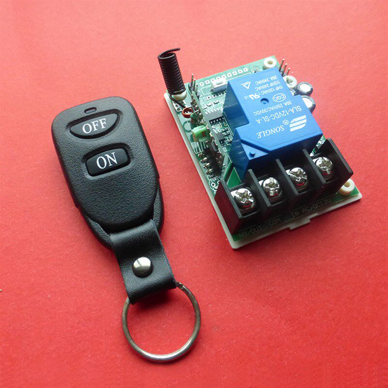 特价12V30A大功率无线遥控开关车用喇叭车灯日行灯雾灯断电控制器