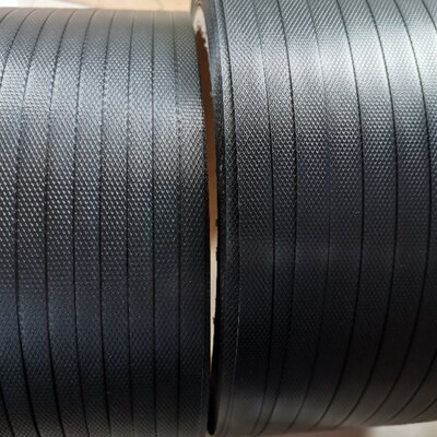 PP防静b电打包带黑色防静电萃脆盘捆扎带IC芯片托盘导电6129MM7.5