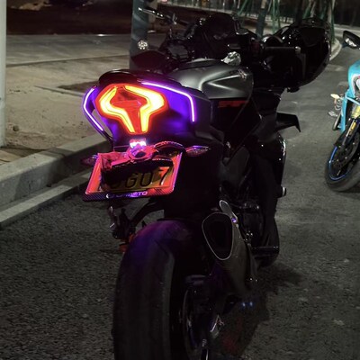合适450sr-升级驼o峰尾灯 支持手机app调色 流水模式有210种可选