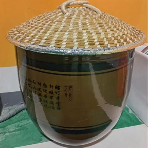 大草盖蒸锅盖酒缸盖手工草编锅盖咸C菜缸盖地锅铝锅柴锅铁锅炖草