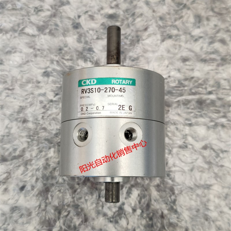 CKD旋转摆动气缸RV3S10-270-45,原装进口拆机件,性能完好