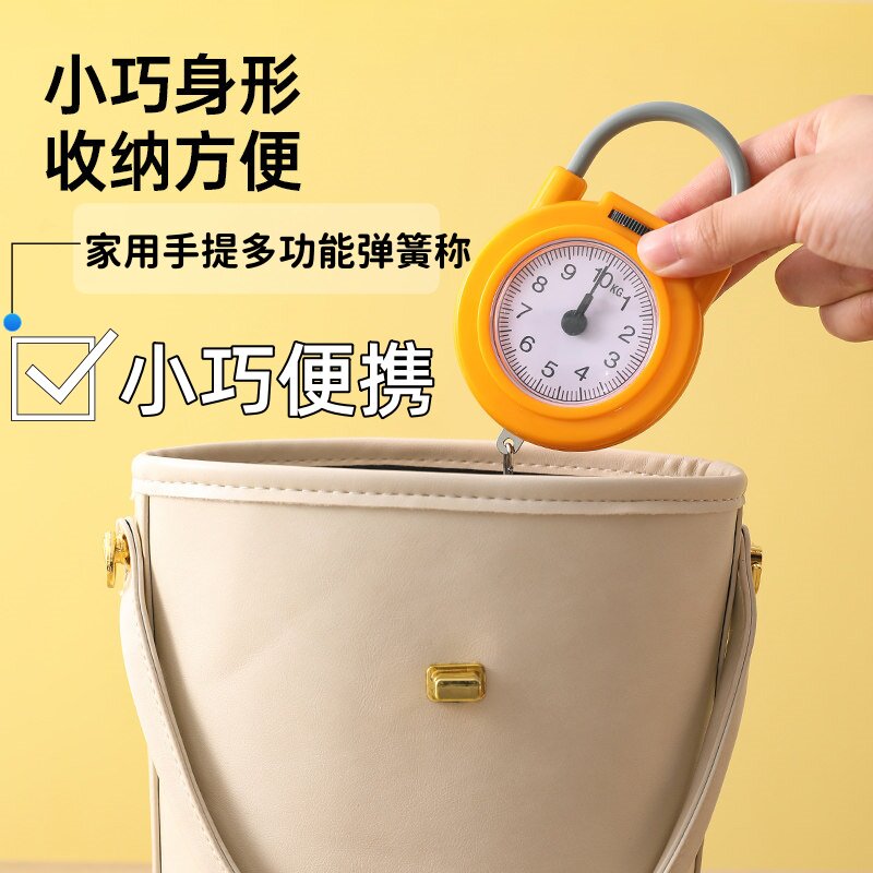 弹簧秤高精度手提称便捷式家用随身带小勾称小型手提多功能电子称