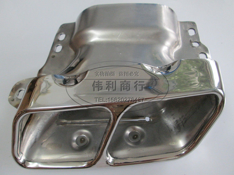 适用奔驰S级W221排气管尾喉S350 S300 S280 S400 S500 S600消音器