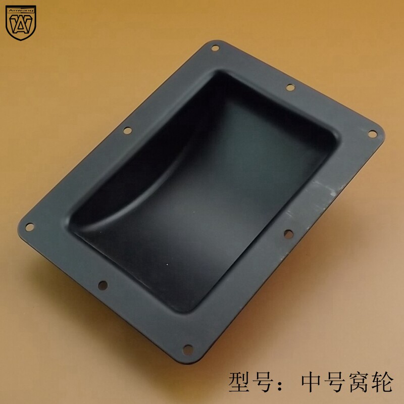 中号航空箱轮窝铝合金箱子舞台道具箱机柜箱音响箱轮子定位器配件