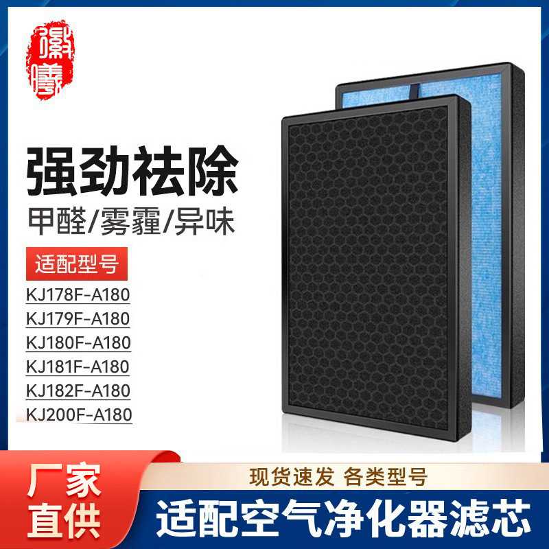 徽曦适配海尔空气净化器滤网KJ178F/179F/180F/181F/182F-A180