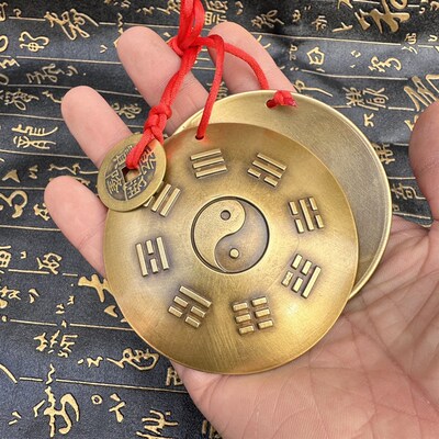 道家用品圣杯铜卦圣卦法卦纯铜一体八卦铜卦太极八卦圣杯