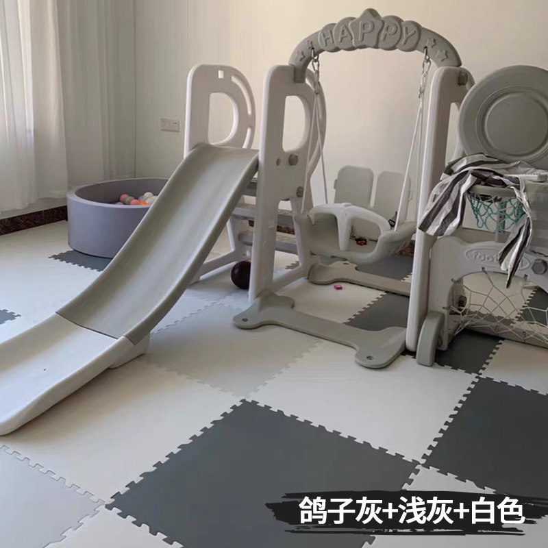 泡沫拼接地垫宝宝爬行垫婴儿加厚粉色爬爬垫儿童地毯卧室地板垫子