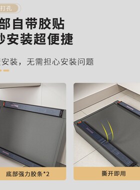 厨房拉篮橱柜内抽屉式调味收纳盒柜内下水槽免安装超深放碗置物架