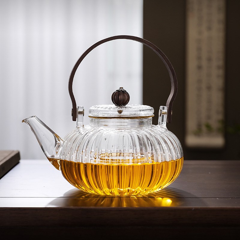 耐热玻璃煮茶壶单壶电陶炉专用烧水壶围炉煮茶过滤泡茶壶茶具套装
