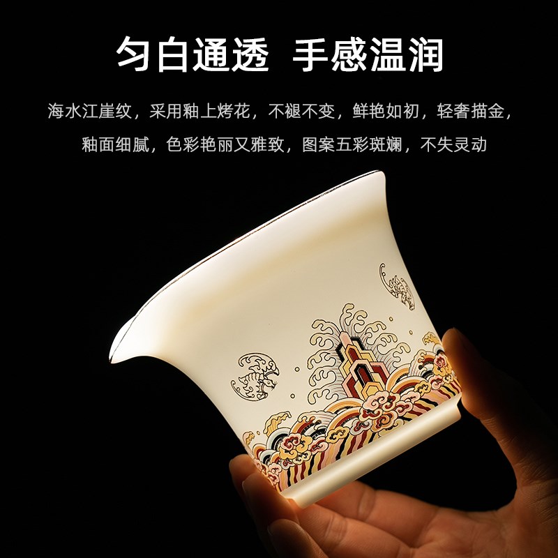 便携式旅行茶具套装简易户外包功夫手抓泡茶壶茶杯单人白瓷快客杯