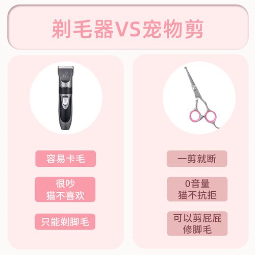 新手用长毛宠物剪屁股美容剪刀狗狗剪毛工具修毛猫咪剃脚毛神器