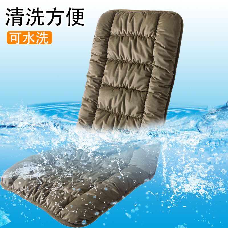 躺椅坐垫靠背一体加热垫子老板椅加厚秋冬季折叠椅子老年人睡椅垫