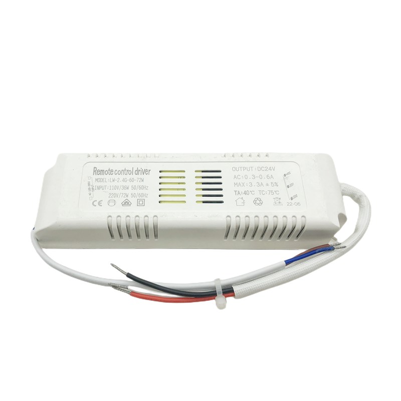 2.4G低压LED驱动三色吸顶水晶灯灯箱24V恒压灯带智能电源无极调光