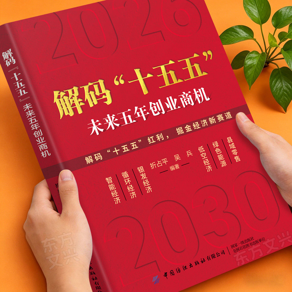 解码&ldquo;十五五&rdquo; : 解读未来五年经济创业商机  普通人的六大赚钱方向 普通人赚钱笔记赚钱思维项目方法书籍 正版书籍