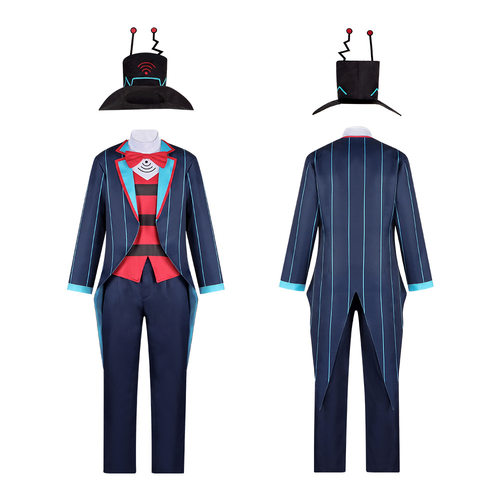 地狱客栈2cos服电视机恶魔VOX沃克斯动漫搞怪服cosplay万圣节服装