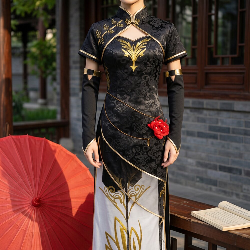虚拟歌手洛天依cos服中式性感Cosplay女装/