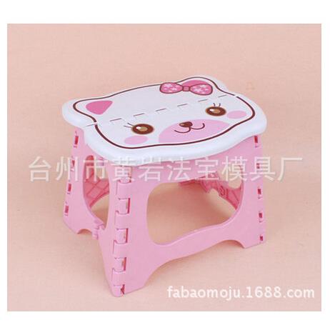 加厚卡通便携式折叠凳板凳塑料凳子小板凳换鞋凳折叠椅塑料模具