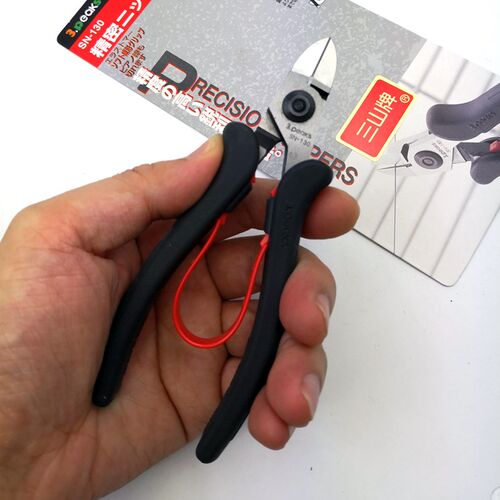 3.peaks日本三山精密电子斜口钳SN-130钢线钢丝钳钳5寸强力断线钳