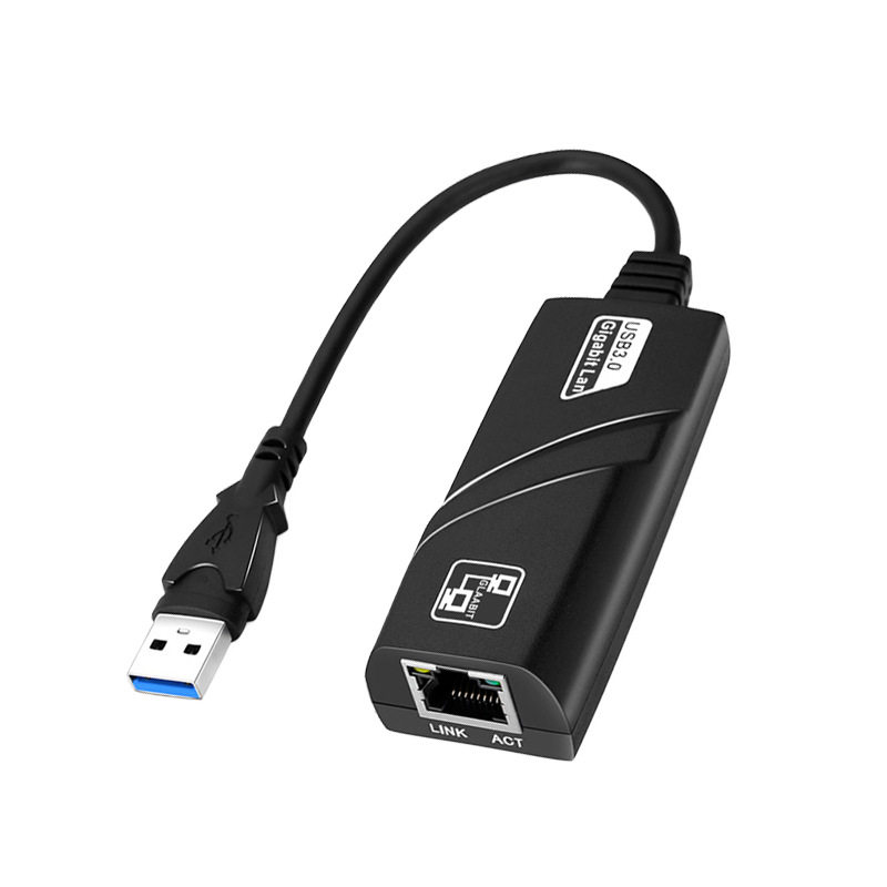USB3.0有线千兆网卡Yype-c转网口RJ45网线转换器外置以太网免驱动