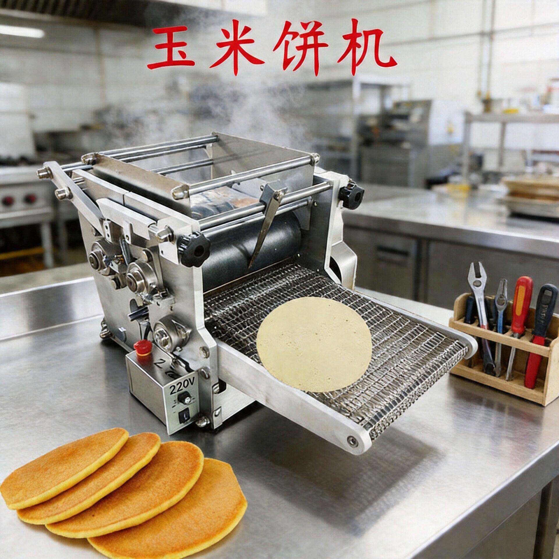 小型玉米饼机器跨境热销玉米面饼机玉米饼成型机玉米饼设备厂家