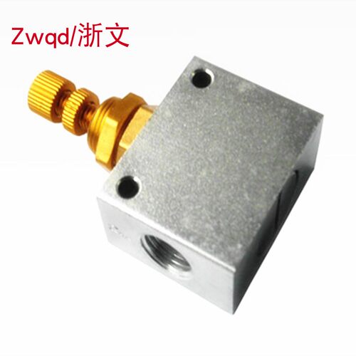可调单向节流阀QSC-08 6 QSC-25 20 QSC32 40 50气体截流量控制阀