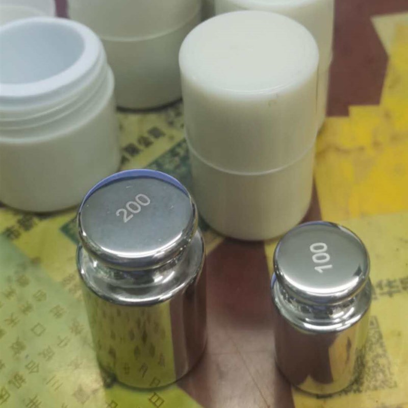 E2级不锈钢无磁砝码 100g 200g 精准校正万分之一电子天平法码