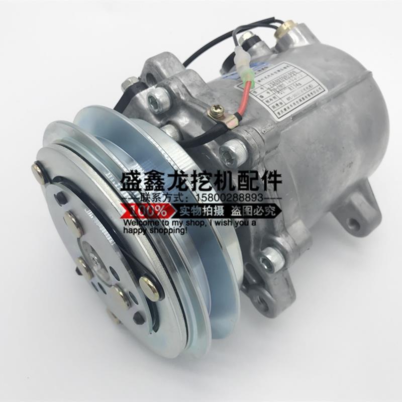 适用于小松PC120-6 200-6 300-6 128US空调压缩机 空调泵浦 冷气