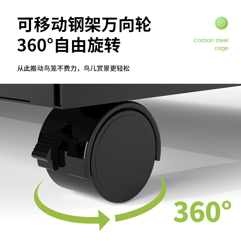 鸟笼鹦鹉笼子绣眼牡丹虎皮玄凤鸟笼超大号繁殖笼新款鸟笼豪华别墅