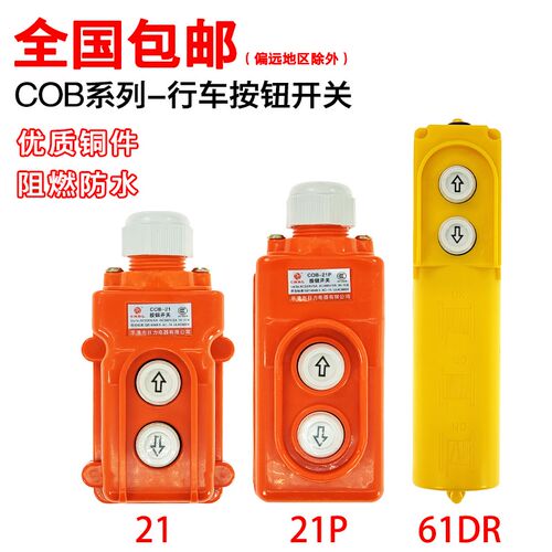 日力COB-21P 22P 23P直控开关380V电压上下直接启动停行车按钮220
