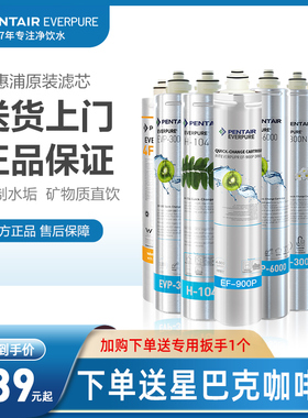 爱惠浦净水器滤芯家用商用通用活性炭H100H104 4FC-S MC2 EZF-900