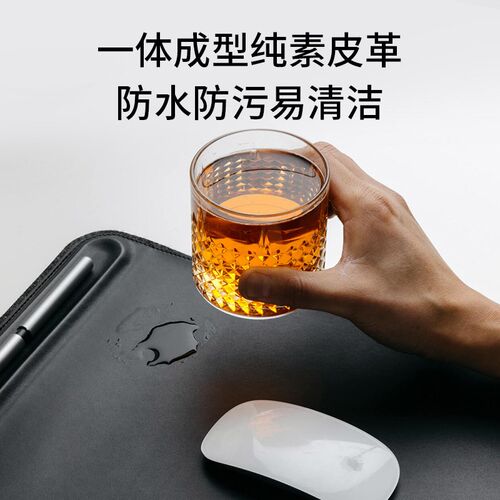 Orbitkey Desk Mat 办公桌垫皮质超大号鼠标R垫桌面键盘垫游戏防