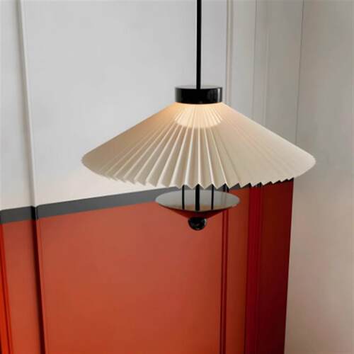 法式中古餐厅吊灯日式侘寂风极简轻奢D设计师2025新款卧室中古灯