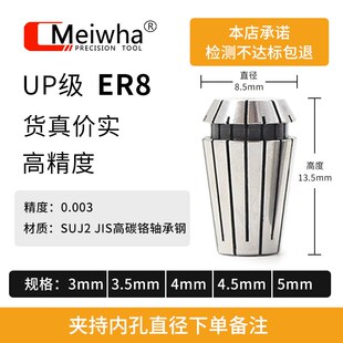 梅华ER筒夹ER11ER16ER32ER40弹性筒夹刀柄夹头高精筒夹