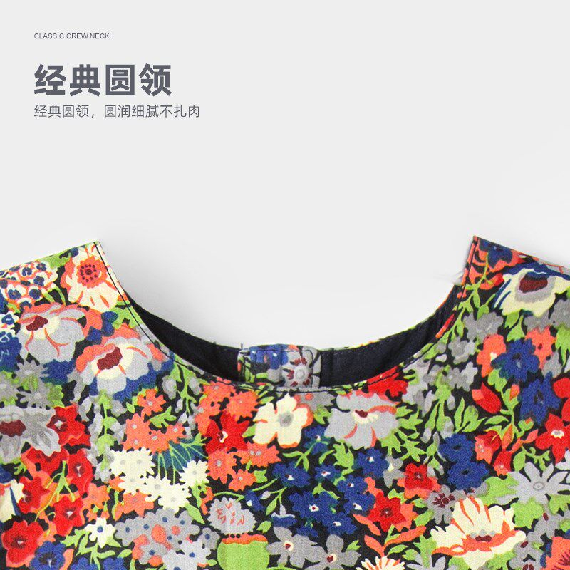 木本尚女童公主裙2025新款宝宝夏装连衣裙碎花蓬蓬1-5岁婴儿礼服