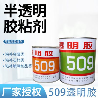 透明红星509透明胶 金属 钟表 AB双组份透明胶 1500g/组