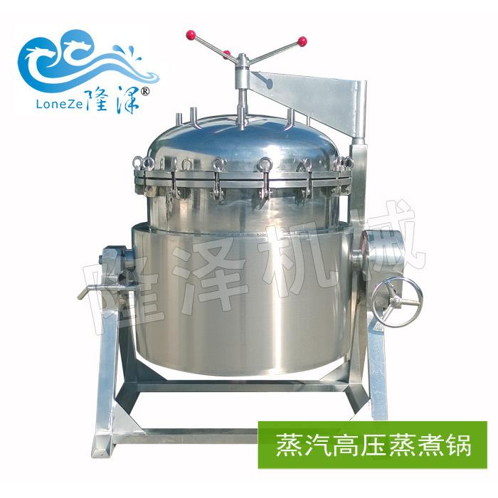 煮粽子的设备多少钱 高RWM汽温蒸高压蒸加子热可倾煮锅粽煮锅