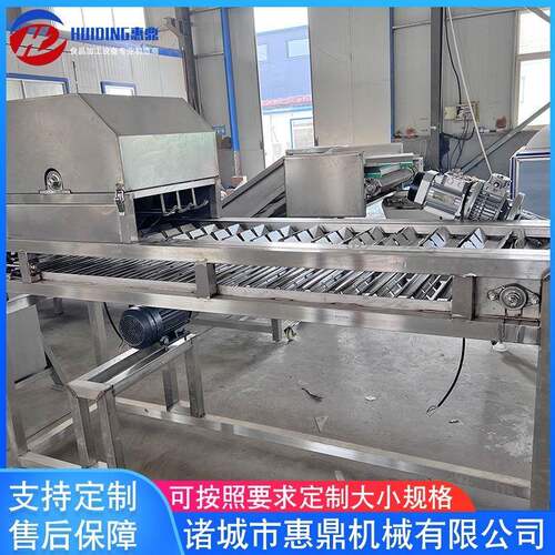 鲜玉米切头切尾机 供应PKV鸡爪分 段机全油自动切炸带鱼断机器设