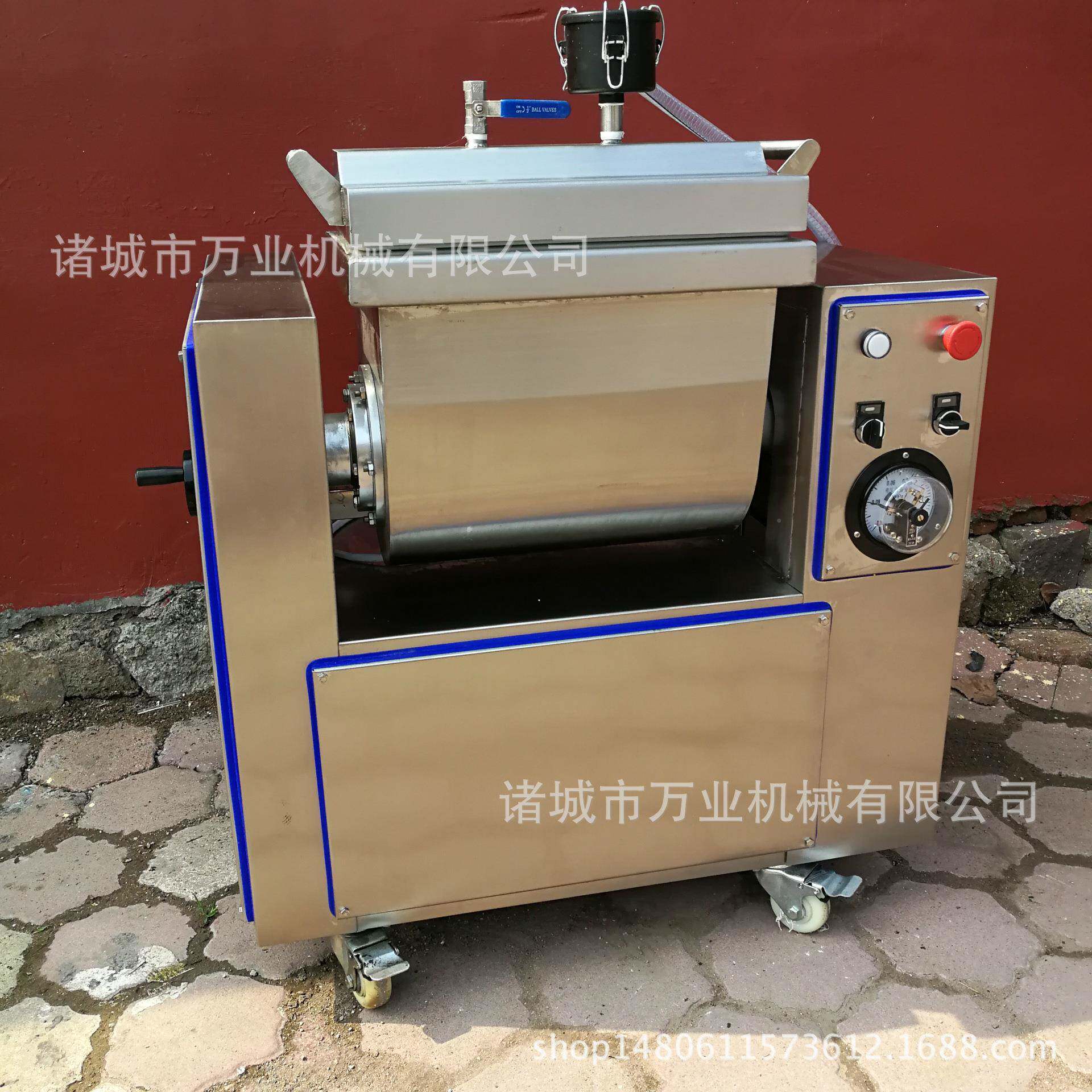 诸市万业机 械现货出售城10面公斤真空和面机SHK半袋真空和面机