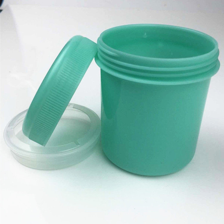 锡膏500g瓶加厚有内盖直身瓶 PP直筒瓶 绿色塑料罐150ML/毫升大口