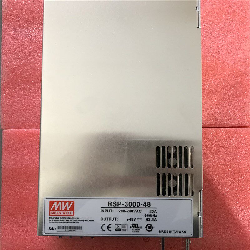 台湾明纬PFC可调电压可并联电源 RSP-3000-48 3000W 48V62.5A全新
