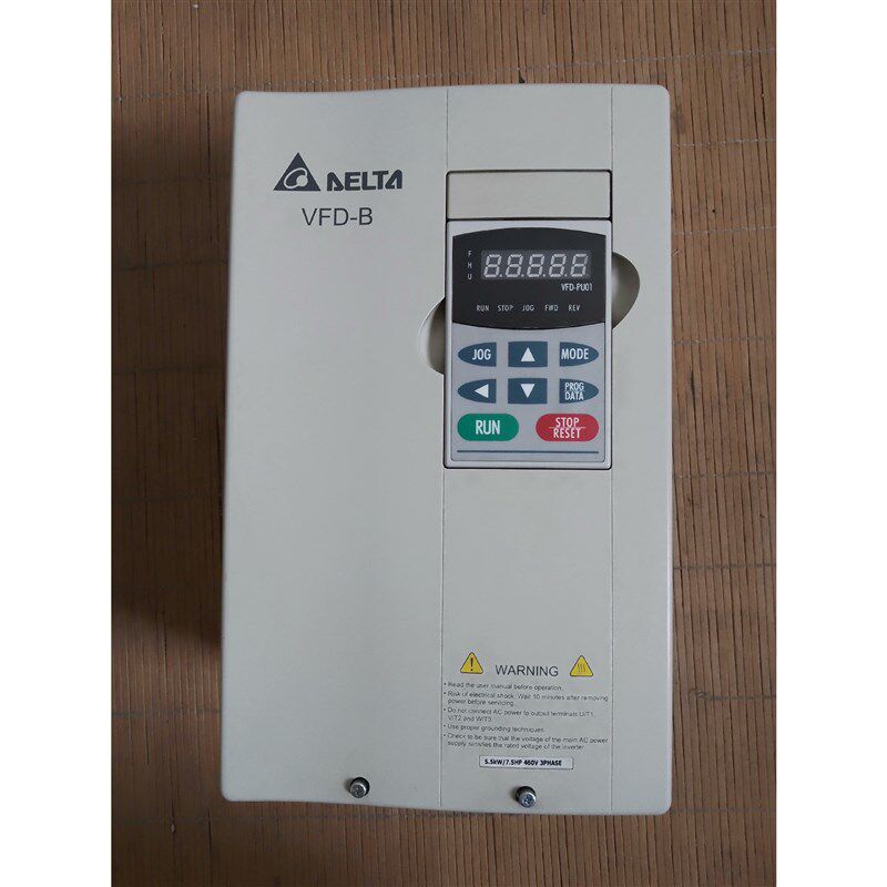 台达变频器5.5kw三相输入VFD055B43A,二手包好,