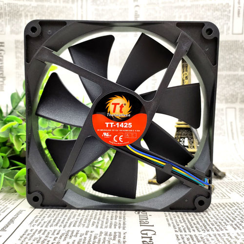 全新 TT-1425 14025 DC12V 0.34A 静音 机箱 14CM 电源散热风扇