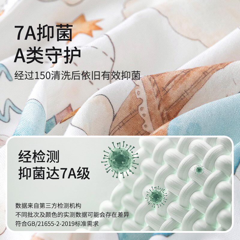 婴儿睡袋竹棉纱布春秋款宝宝儿童分腿四季通用空调房防踢被子秋季