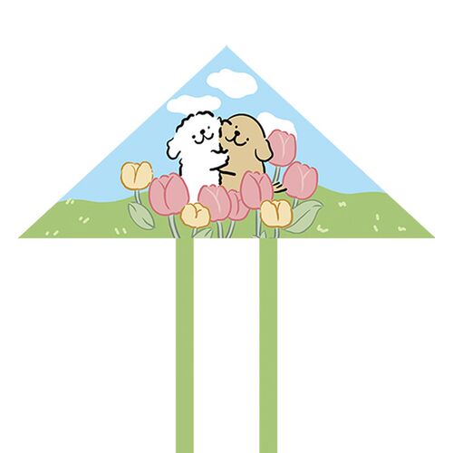 2026年新款风筝 线条狗花园彩绘公园广场春天户外 风筝是会飞的鱼