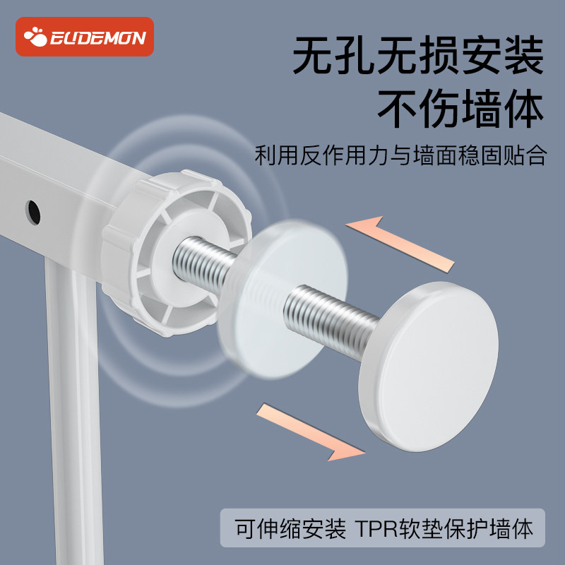 高层儿童防坠神器安全窗栏免打孔飘窗防护栏围栏防小孩窗户栏杆