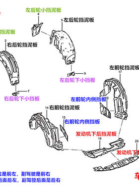 比亚迪秦80 秦100保险杠下护板速锐G5e5发动机下挡板底盘下前护板